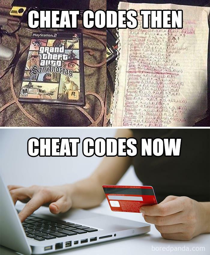 29. Cheat Codes Now And Then