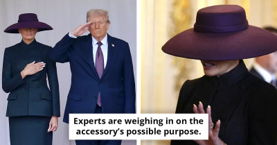Why Melania Trump’s Oversized Hats Keep Turning Heads
