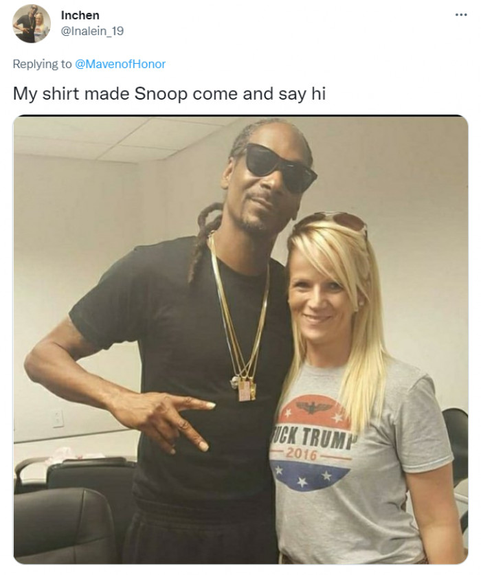 It's a privilege for your style to be approved by Snoop Dogg