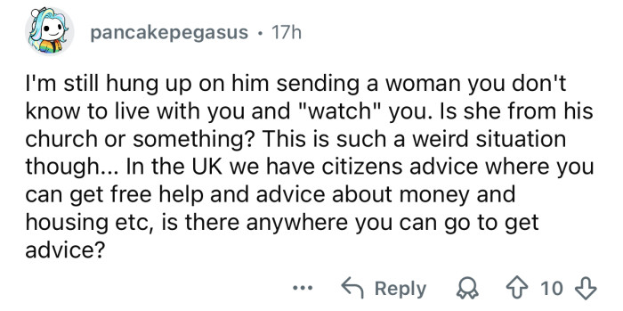 This is a weird situation.