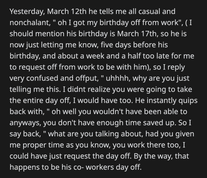 He talked about going to her place for a viewing party. He was down to accompany her mom while watching Cops.