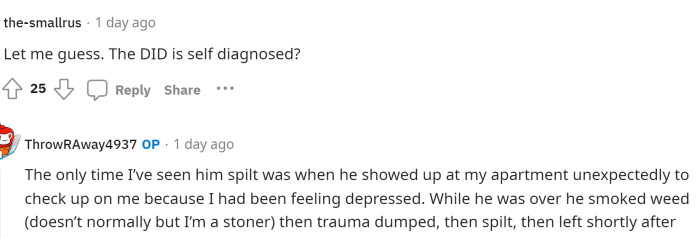 People came in with questions about her boyfriend's condition, and she provided all the answers that people needed.