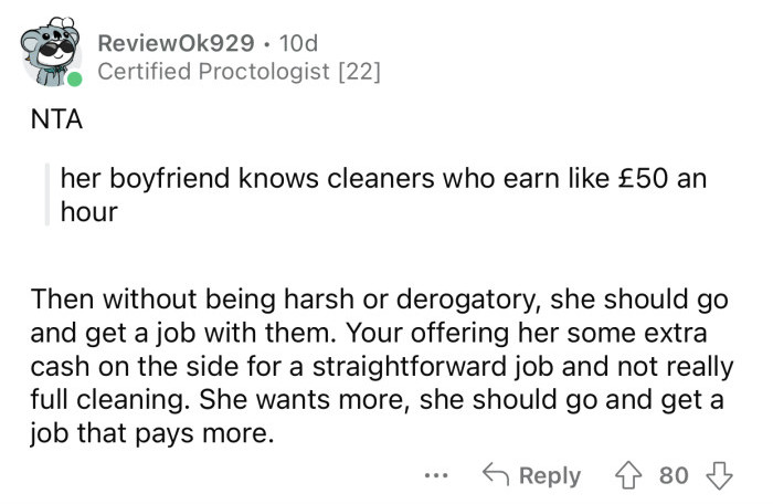 If better offers exist elsewhere, the sister should take them.