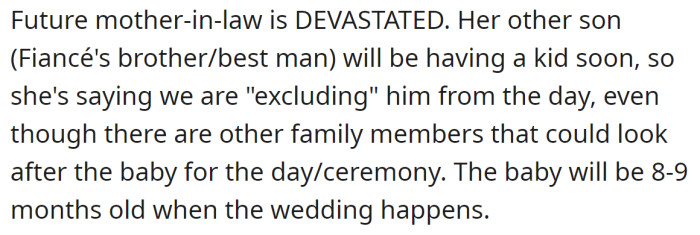 But their mother-in-law disapproves of it: