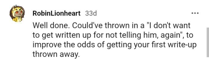 Improving the odds of getting the first write-up thrown away