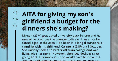 Dinner Drama Unfolds After Son’s Girlfriend Expects Unlimited Grocery Funding