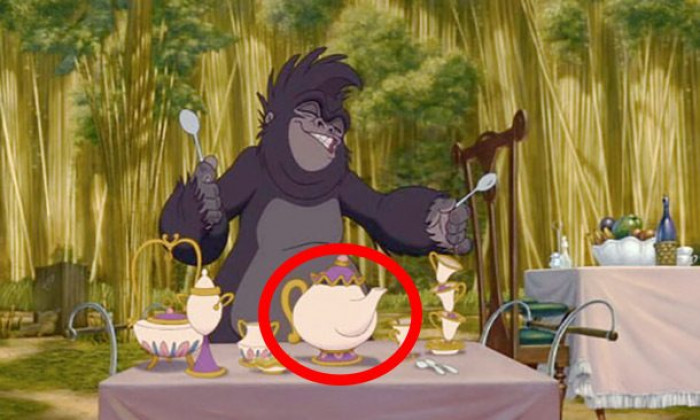 3. Mrs. Potts And Chip In 'Tarzan'