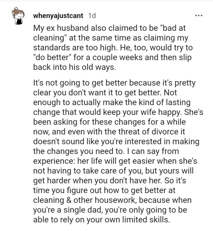 It's Pretty Clear the OP Doesn't Want It to Get Better