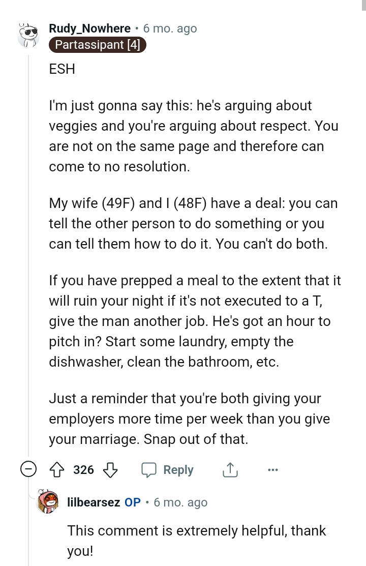 And the comments from other Redditors roll in...