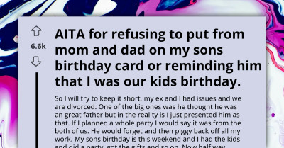 Irresponsible Dad Forgets Son’s Birthday And Blames Ex-Wife For Not Reminding Him