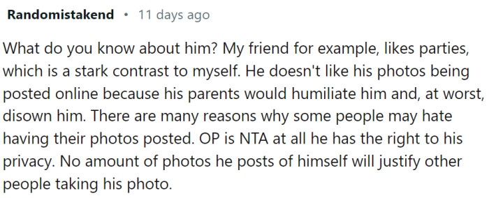 This Redditor has a different opinion: