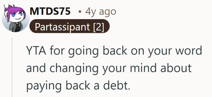 This view centers on promises and how quickly trust can fray once terms start to shift.