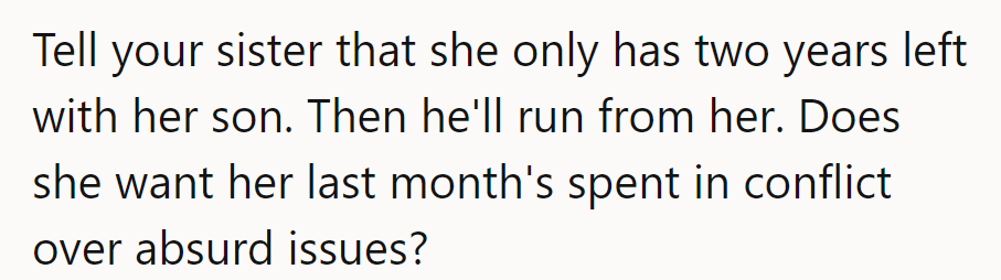 Tick-tock, sis! Before he buzzes off for good, make peace, not clippings!