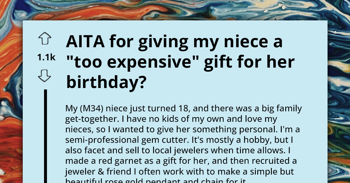Child-Free Man Asks If He's Wrong To Give Niece "Very Expensive" Custom Birthday Gift As He's Under Fire For It