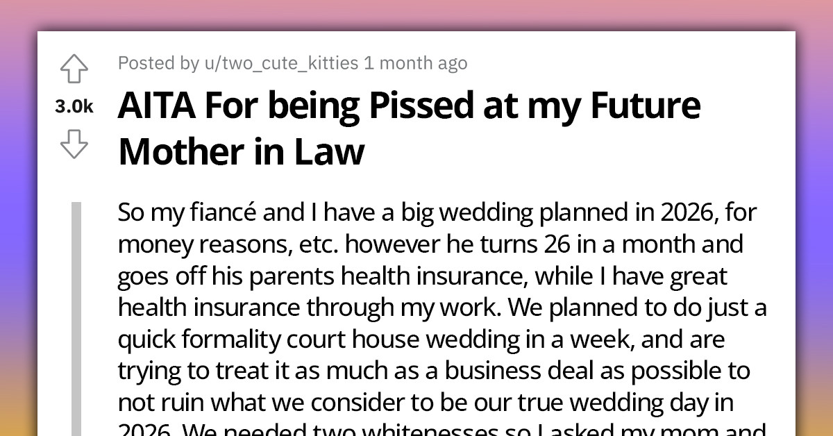 Woman Asks Future Mother-In-Law To Keep Their Wedding Plans Secret, She Betrays Her Trust
