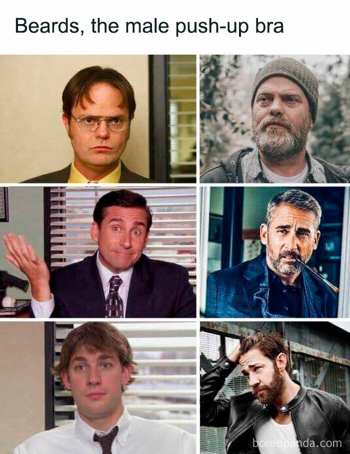 19. Beards are the male push-up bra