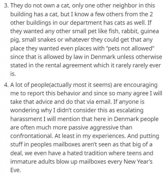 A lot of people suggested reporting the neighbor.