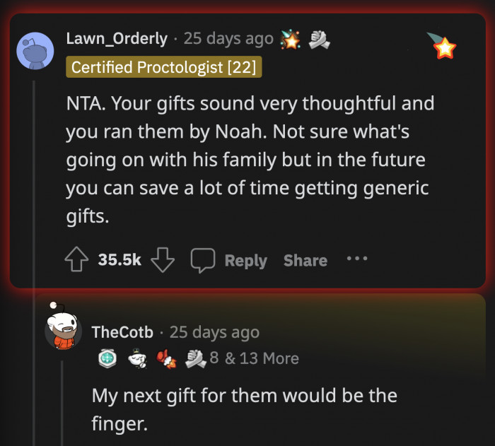 People in the comments were not as kind or understanding as OP, and I'm 100% on their side.