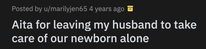 OP told him not to bother; she would buy her own food. She was tired of sitting at home anyway.