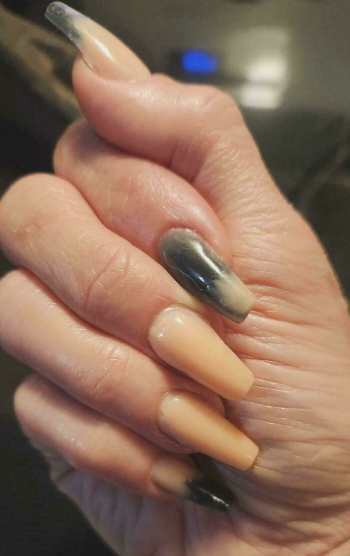 "I’m Sorry, But She Really Shouldn’t Do Nails. She Really Thinks These Are Perfect"