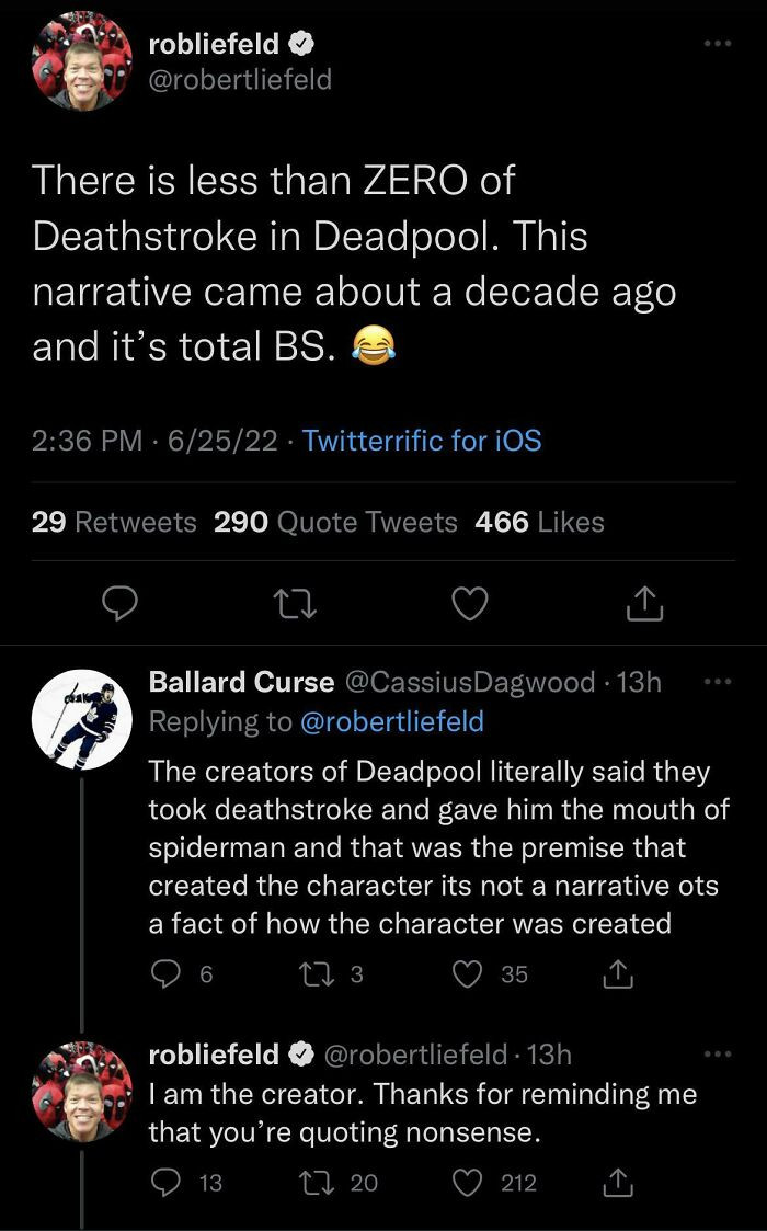 14. What Could Go Wrong Arguing With The Creator Of Deadpool?