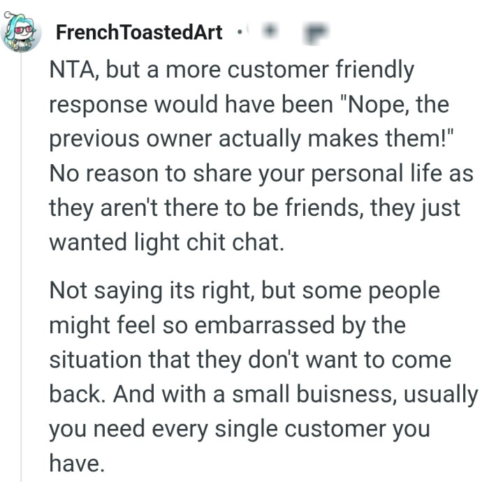 They just wanted a light chit chat