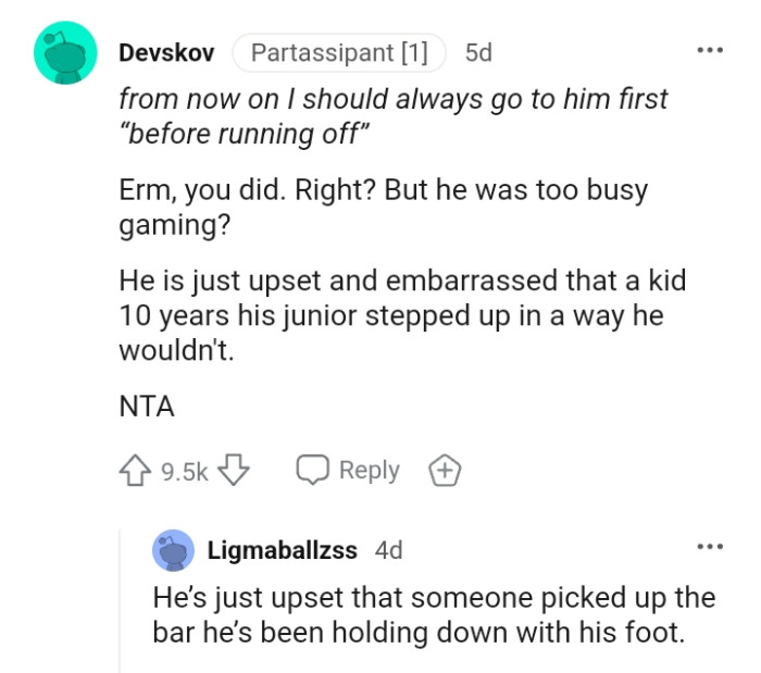 The OP did ask for help, but he was busy gaming