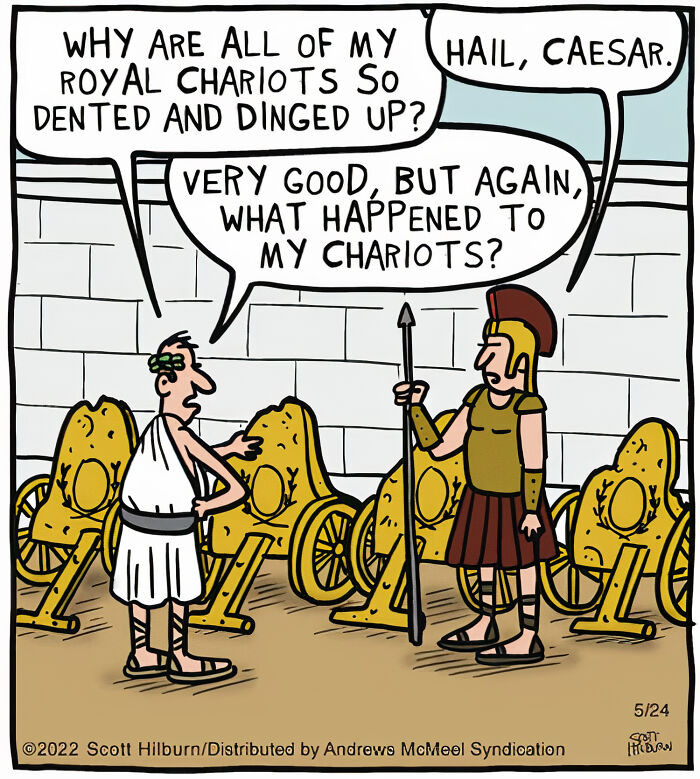 35. What happened to my chariots?