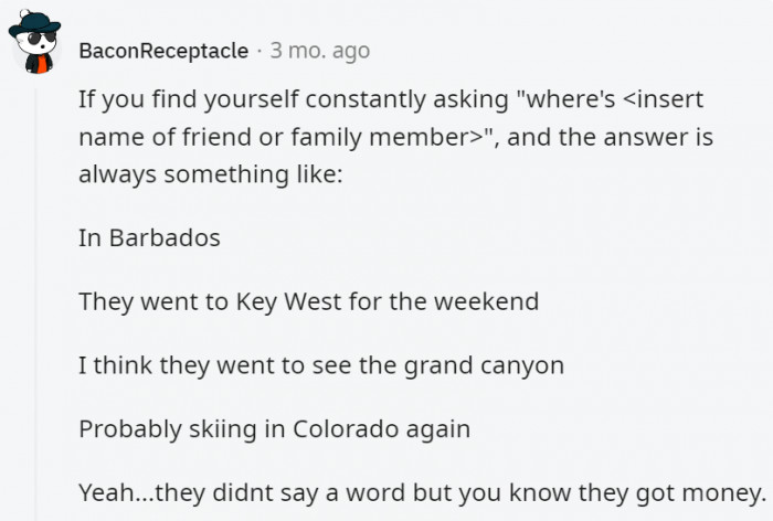 16. It's the freedom they have that makes it obvious