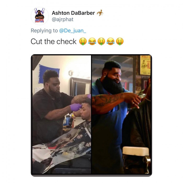 4. The barber IRL