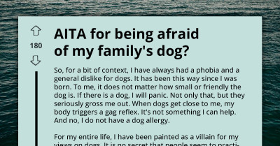 Teen's Lifelong Fear Of Family Dog Leads To Isolation And Family Tensions, Ignites Heated Debate
