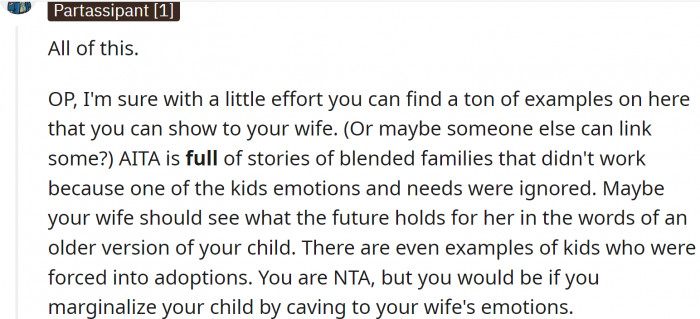 They also share examples: