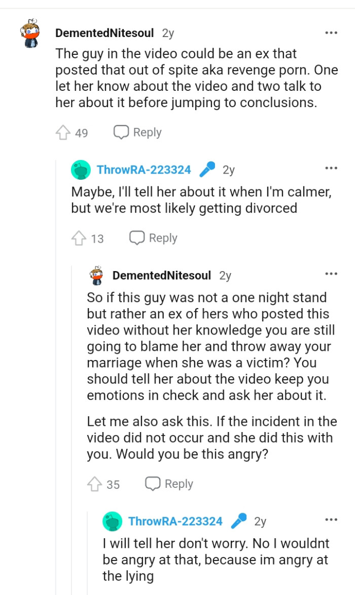 The OP should talk to her before jumping to conclusions