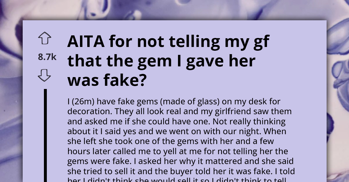 Woman Attempts to Sell Off Gem Her Boyfriend Gifted Her but Gets Shock of Her Life After Discovering It’s Fake