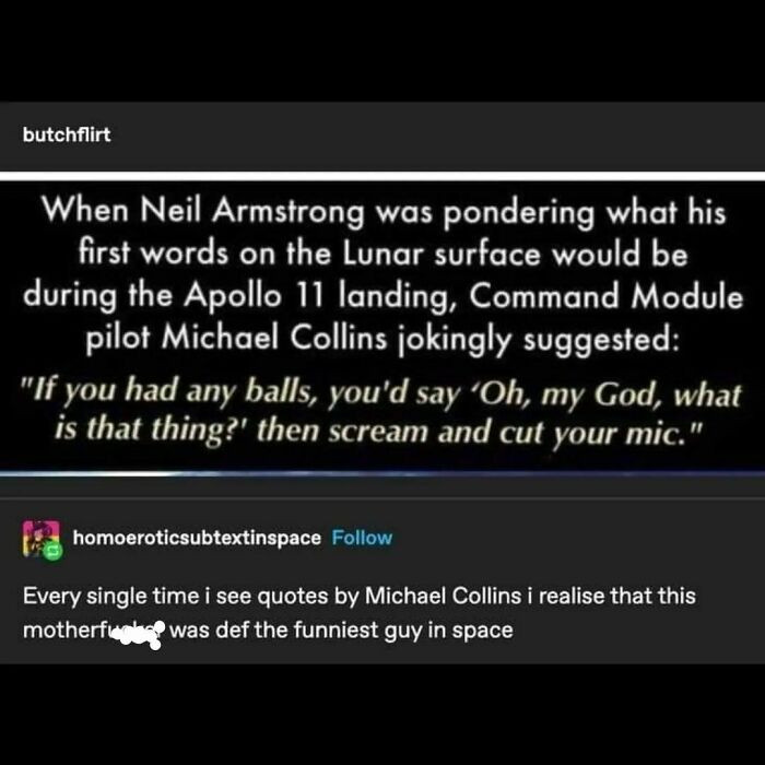 1. The funniest guy in space