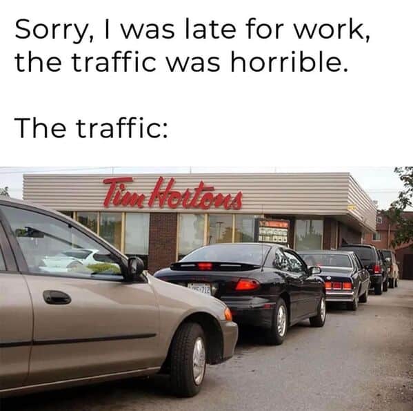 Terrible traffic