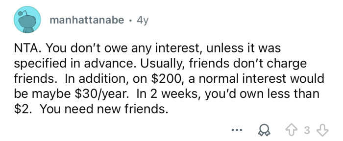 You need new friends.