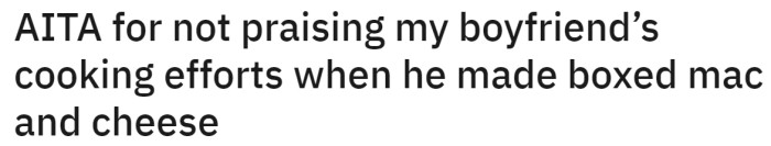 The original question: