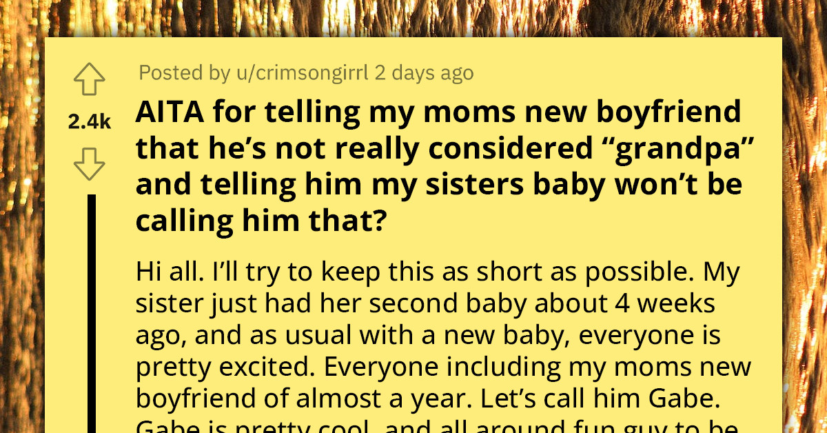 Redditor Drops Emotional Bombshell On Mother's Boyfriend By Revealing To Him That He Isn't Viewed As A Father Figure In The Family