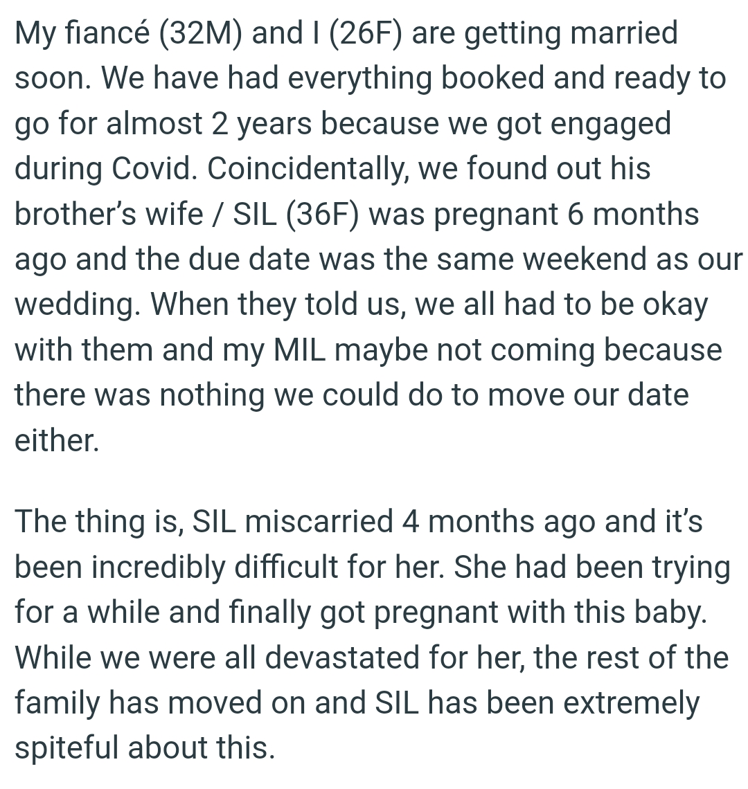 They All Had to Be Okay with Them and the OP's Mother-in-Law Possibly Not Coming