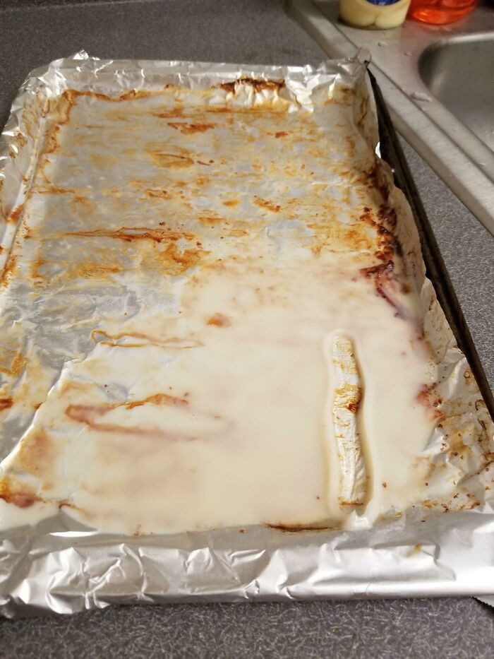 "My Roommate Thought I Made Cinnamon Rolls. I Actually Made Bacon. He Was Not Happy With His Finger Scoop"