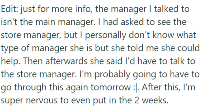 OP's manager accused him of being dishonest for not mentioning this during the interview, and he needed to talk to the store manager.