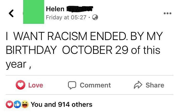 47. Helen Will Single-Handedly End Racism