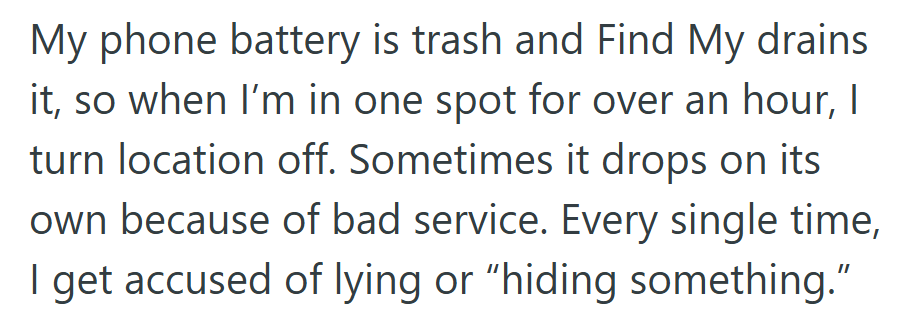 A dead battery became 'proof' she was lying—no excuse ever seemed good enough.