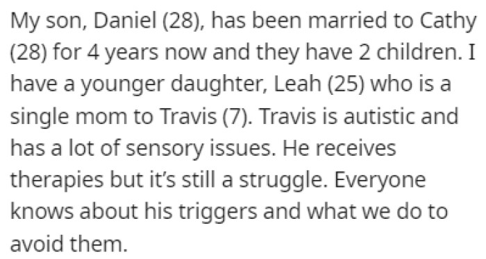 A Quick Introduction to OP's Family