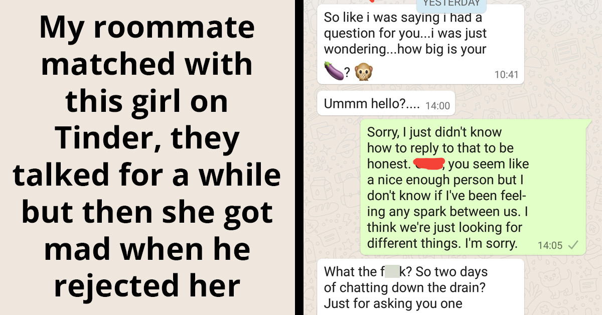 Self-Proclaimed "Gorgeous" Lady Insults Her Tinder Match Just Because He Refused to Answer One Personal Question