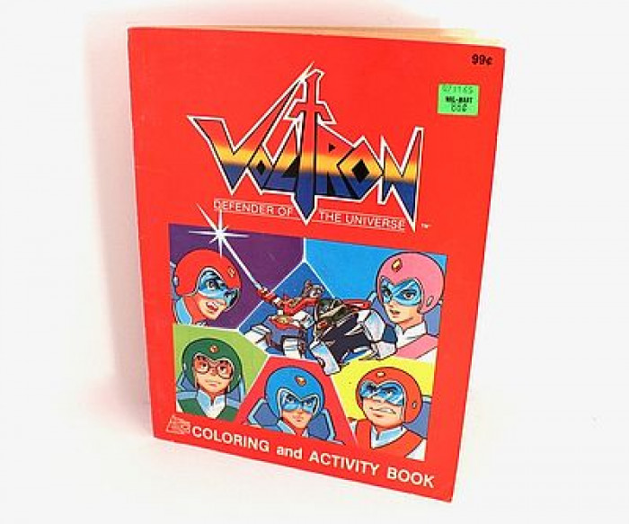 45. Voltron Coloring Book - $12