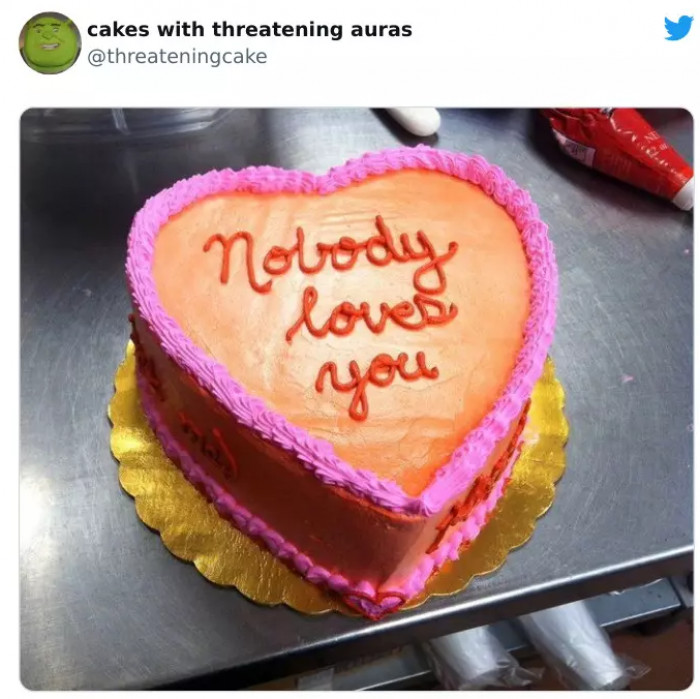 2. A suitable message for this cake form