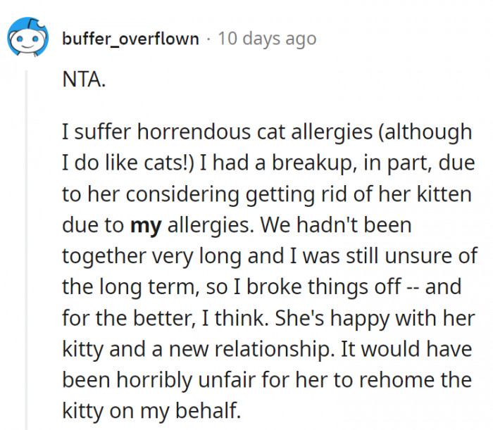 4. This person has made a great sacrifice that many fur parents will definitely adore