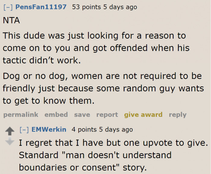 This guy doesn't understand the meaning of consent.